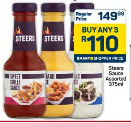 Steers Sauce Assorted