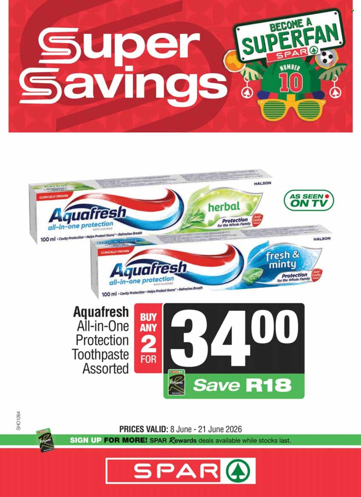 SPAR specials - 08/06/2026 - 21/06/2026. Page 1