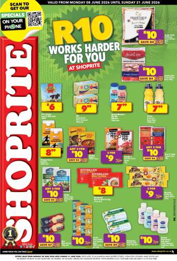 Shoprite catalogue  - 08/06/2026 - 21/06/2026.