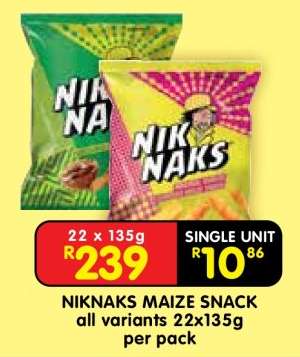 NikNaks Maize Snack