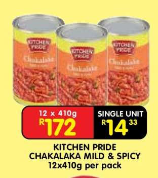 KITCHEN PRIDE CHAKALAKA MILD & SPICY