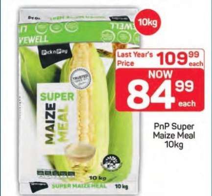 PnP Super Maize Meal 10kg