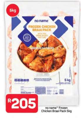 no name™ Frozen Chicken Braai Pack 5kg
