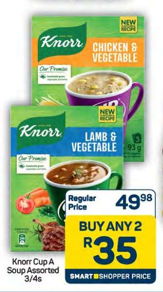 KNORR Cup-A-Soup Assorted