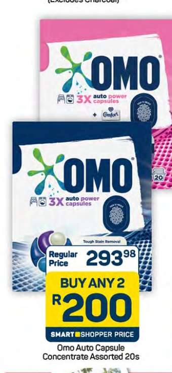 Omo Auto Capsule Concentrate Assorted 20s