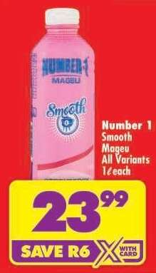 NUMBER 1 SMOOTH MAGEU