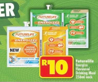Futurelife Energize Flavoured Drinking Meal 250ml each