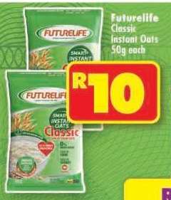 Futurelife Classic Instant Oats 50g each