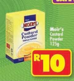 MOIR'S CUSTARD POWDER 125g