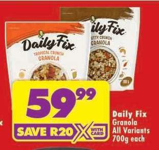 Daily Fix Granola