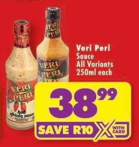VERI PERI SAUCE