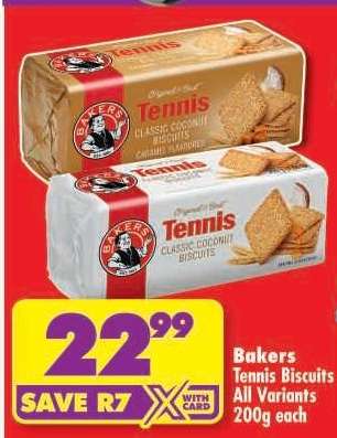 Bakers Tennis Biscuits