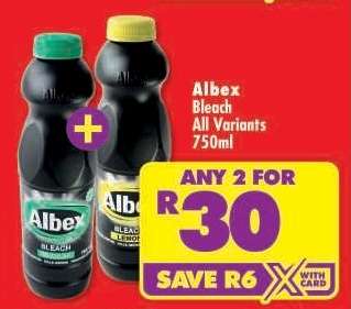 ALBEX BLEACH all variants 750ml