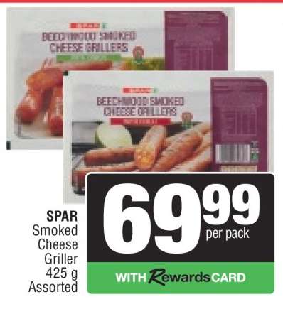 SPAR Smoked Cheese Griller