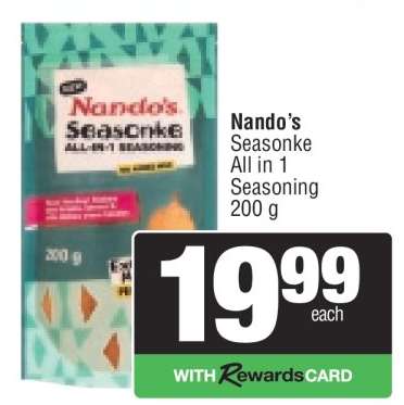 NANDO’S Seasonke All-in-1 Seasoning 200 g