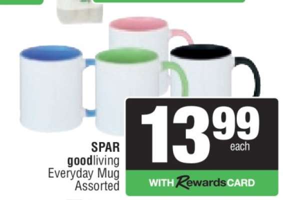 SPAR goodliving Everyday Mug Assorted