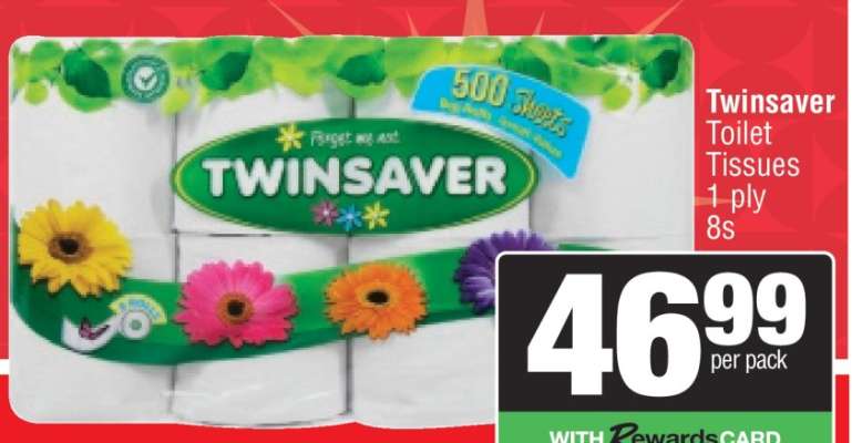 Twinsaver Toilet Tissues