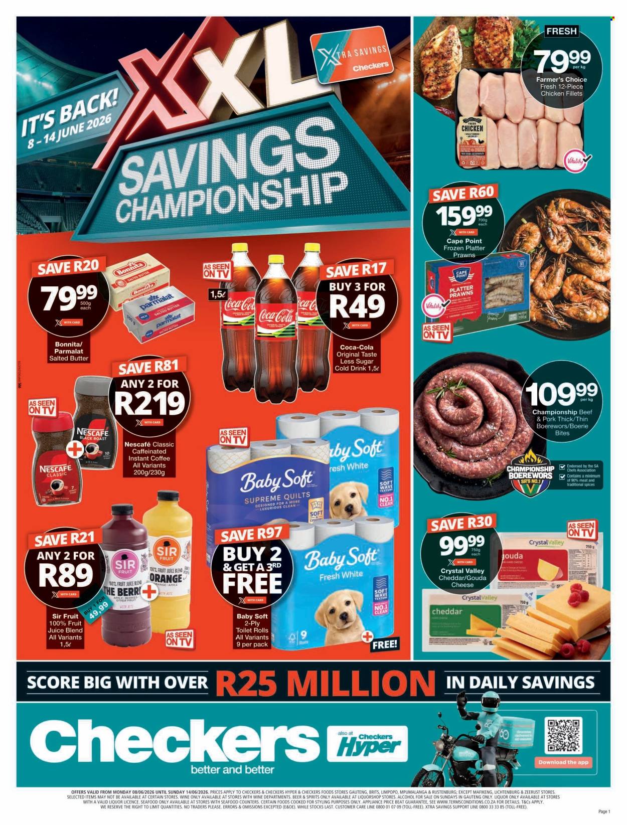 Checkers specials - 08/06/2026 - 14/06/2026. Page 1