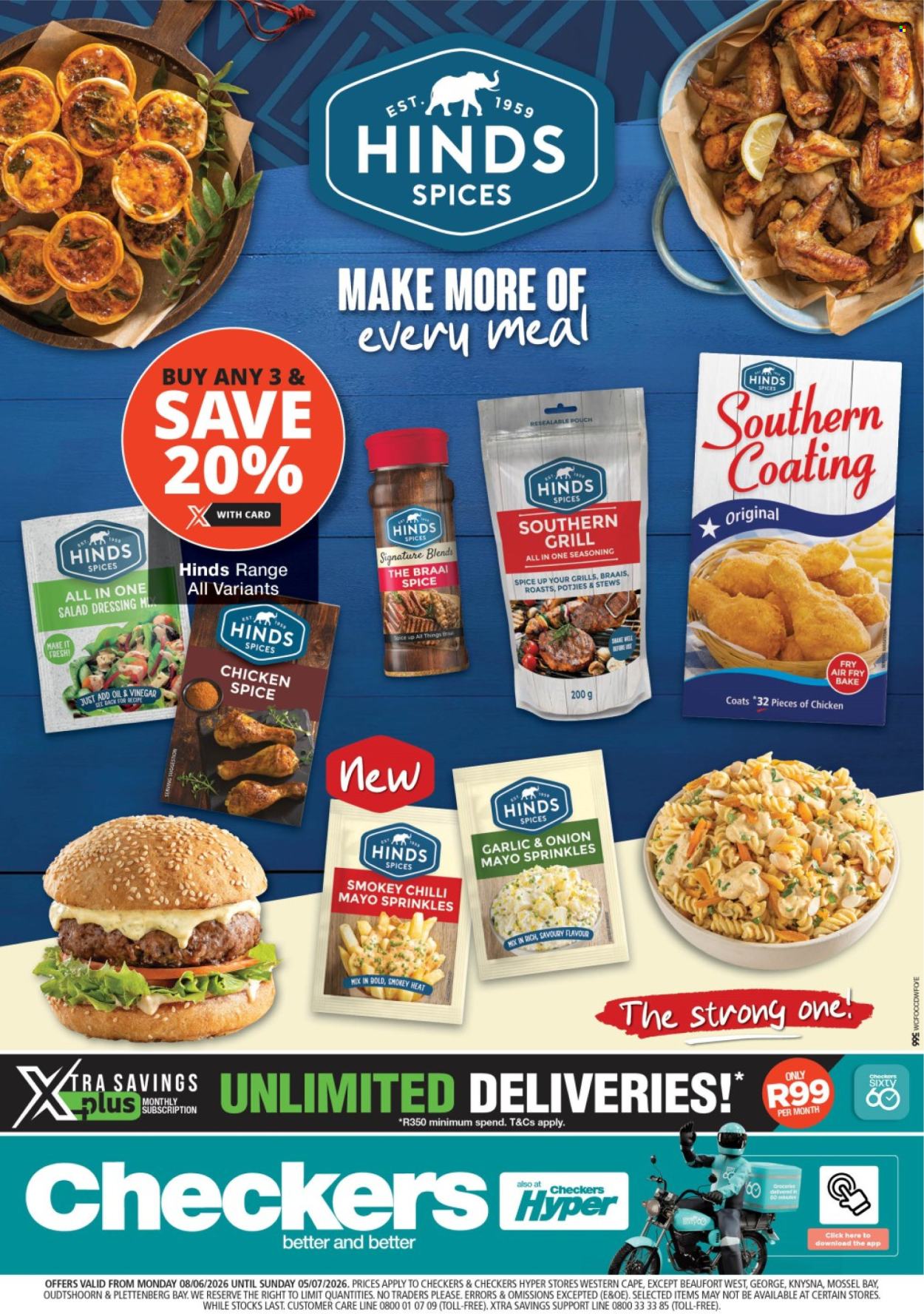 Checkers specials - 08/06/2026 - 05/07/2026. Page 1