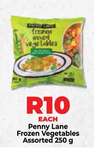 Penny Lane Frozen Vegetables Assorted 250 g