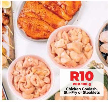 Chicken Goulash, Stir-Fry or Steaklets