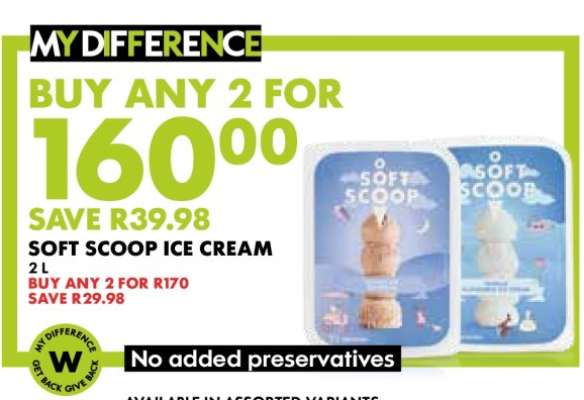 Soft Scoop Ice Cream