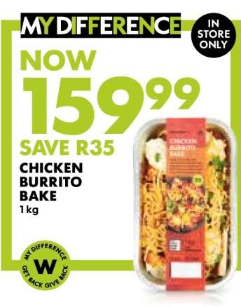 CHICKEN BURRITO BAKE