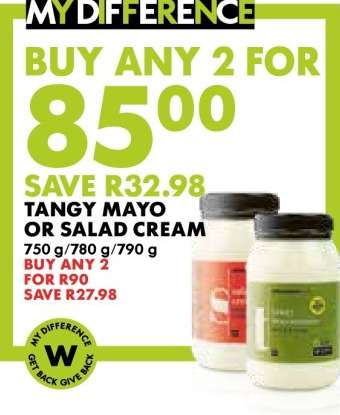 Tangy Mayo or Salad Cream