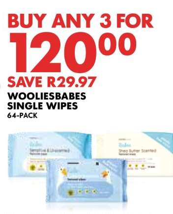 WOOLIESBABES SINGLE WIPES