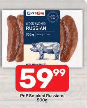 PnP Smoked Russians 500g