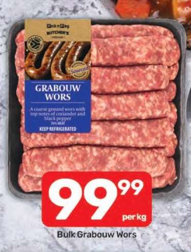 Bulk Grabouw Wors