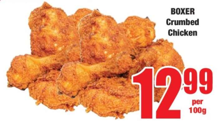 BOXER Crumbed Chicken
