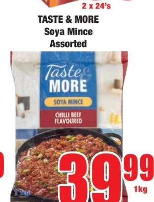 TASTE & MORE Soya Mince Assorted