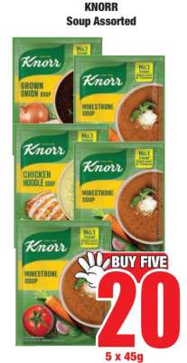 KNORR Soup Assorted