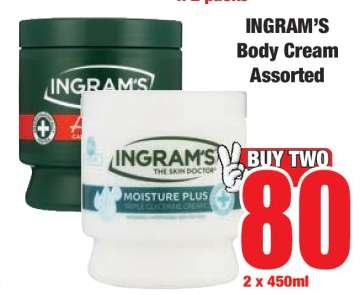 INGRAM’S Body Cream Assorted
