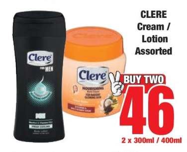 CLERE Cream / Lotion Assorted