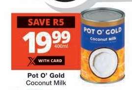 Pot O’ Gold Coconut Milk
