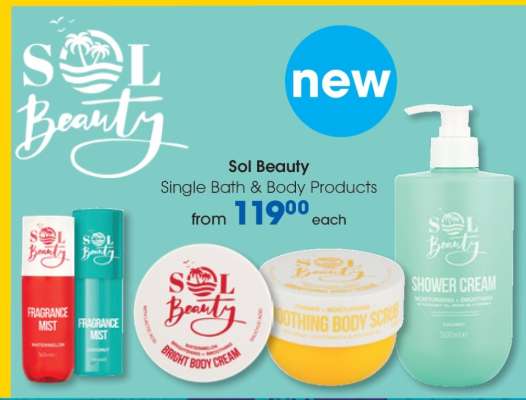 Sol Beauty Single Bath & Body Products