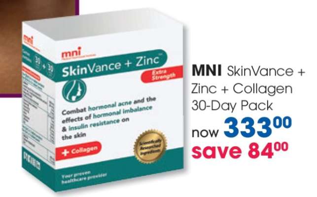 MNI SkinVance + Zinc + Collagen 30-Day Pack