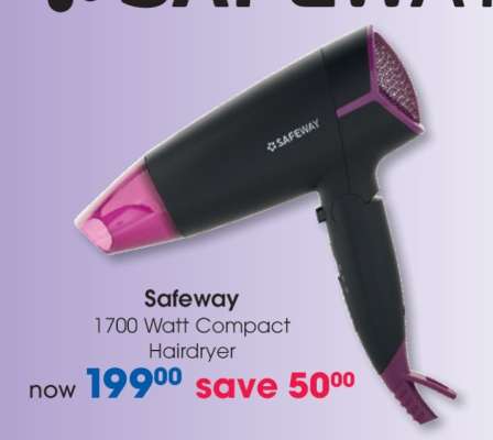 Safeway 1700 Watt Compact Hairdryer