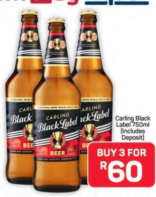 Carling Black Label 750ml