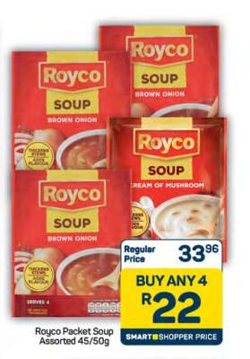 Royco Packet Soup Assorted 45/50g