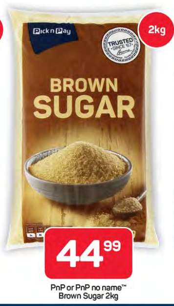 PnP or PnP no name™ Brown Sugar 2kg