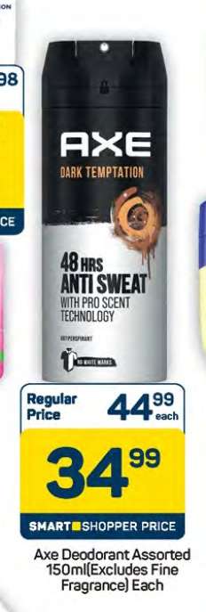 Axe Deodorant Assorted 150ml