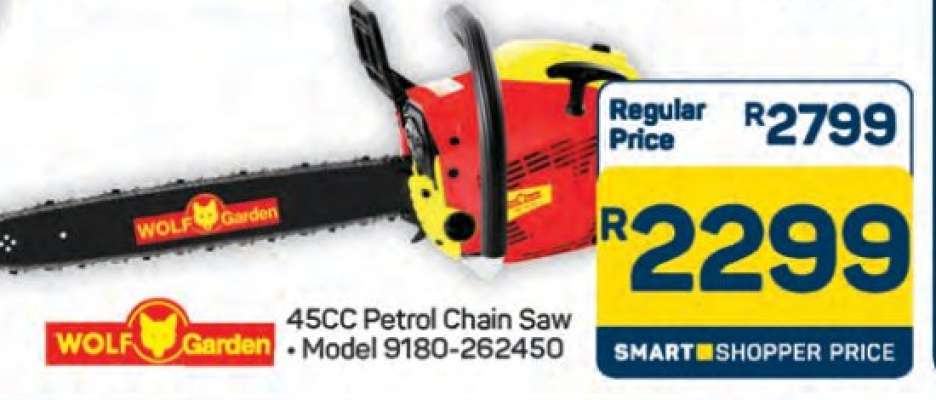 WOLF Garden 45CC Petrol Chain Saw