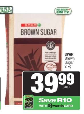 SPAR Brown Sugar 2 kg