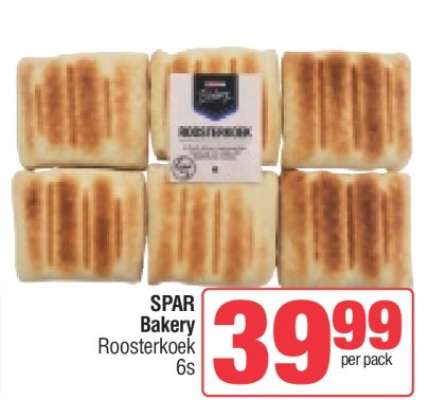 SPAR Bakery Roosterkoek 6s