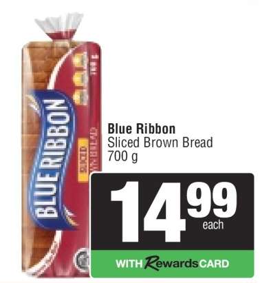 Blue Ribbon Sliced Brown Bread