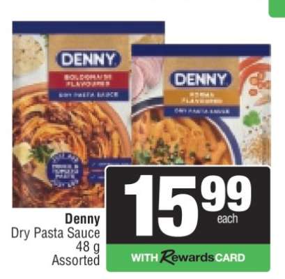 DENNY Dry Pasta Sauce