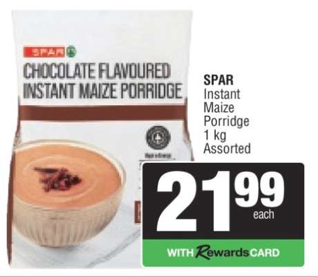 SPAR Instant Maize Porridge